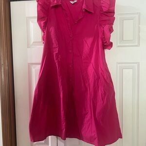 Crown & Ivy Pink Midi Dress